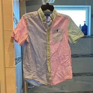 Ralph Lauren Boys Seersucker Shirt – Size 14/16